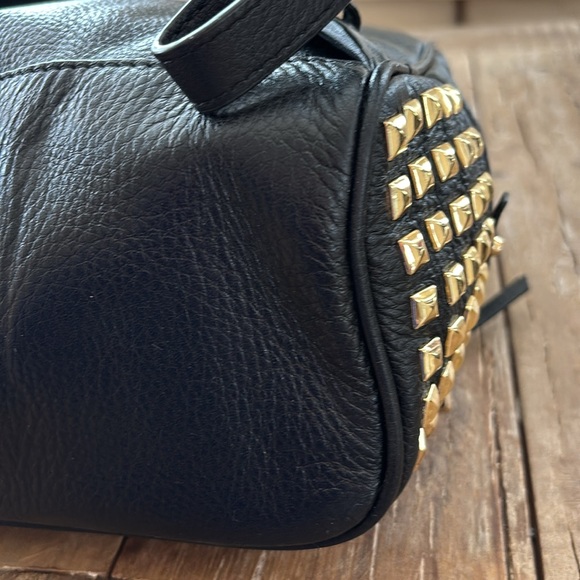 MICHAEL Michael Kors Black MD PYR STUD Leather Backpack w/dustbag NWT main image 6